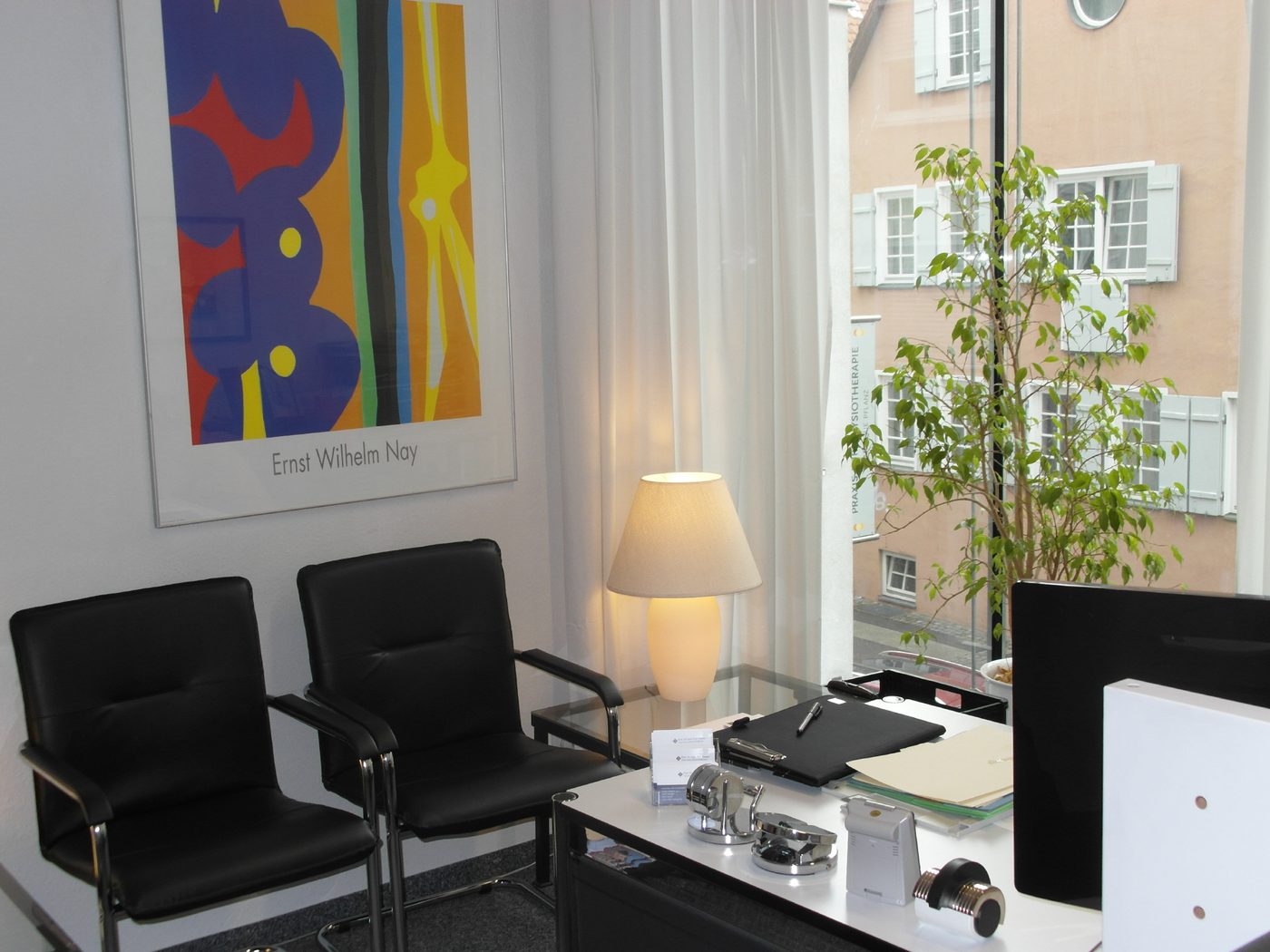 Reception and waiting area